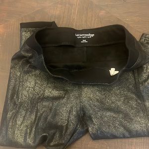 Soft Surroundings Metallic Size Small Skyler Leggings